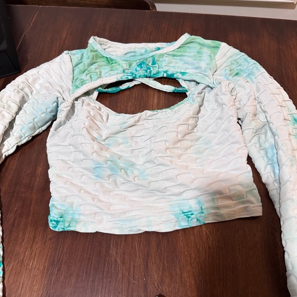 Brazilian Work Out Set in Tye Die- One Size - Picture 5 of 9